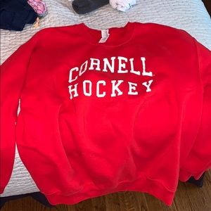 Cornell hockey crewneck